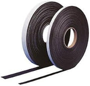 Aigner Self Adhesive Magnetic Strip, 100 ft x 2" H Roll, Black