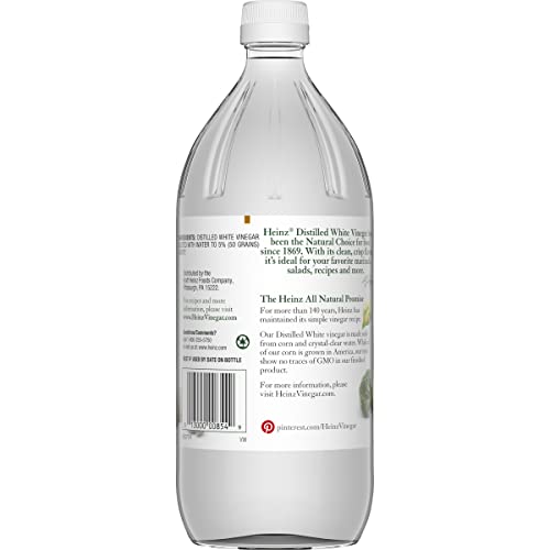 HEINZ distilled white vinegar / 32 Fl Oz (Pack of 1) / 1 White
