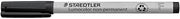 STAEDTLER 316 9 Universal Fineliner Pen LUMOCOLOR NON-PERMANENT F – Black