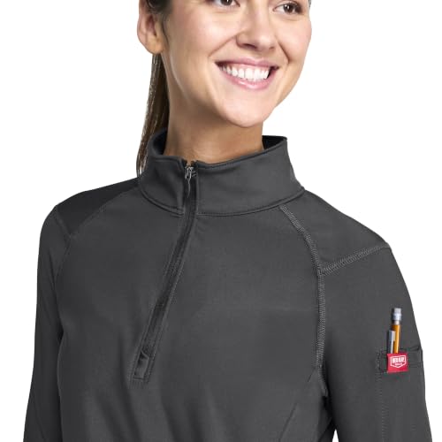 Red Kap X-Small / Carbon / Performance Stretch Jersey 1/4 Zip Pullover Sweaters