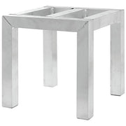Aluminum Dunnage Rack - 12"L x 12"W x 12"H by HUBERT – Aluminum, Silver, Model D11212/12