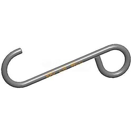 1/4" J-Hook Style C by M&W – Steel, Raw Steel, Model 11653-5