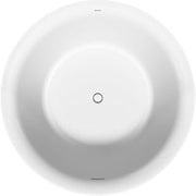 Duravit 700470 55-1/8 Inch Diameter Tulip Bathtub