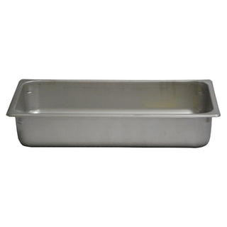 S/S Full Size x 4" D Steam Table/Food Pan by Vollrath – Stainless Steel, Gray, Model 20049