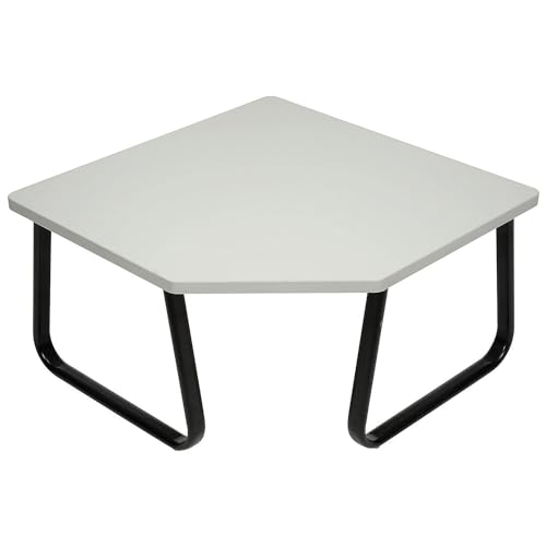 Corner Coffee Table by Global Industrial – Pvc,Steel, Gray/Black, Model AD93030PA
