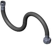 T&S Brass 016297-45 Flex Connector Hose, 1/2 NAPS-F x 1/4 NAPS-F x 18" Overall Length