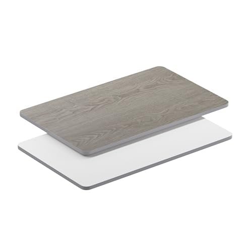 Flash Furniture White/Gray / 30" x 48" Rectangular / Classic Tables