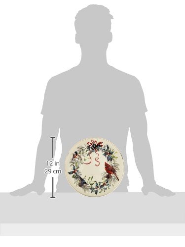 Lenox Winter Greetings Porcelain Dinner Plates, 10.75 Inch, Set of 6