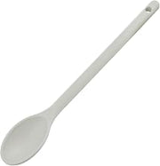 Winco 12" Off White High-Heat Nylon Cooking Spoon