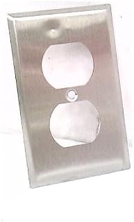 Hubbell S8MEV VERTICLA MOUNT, 1 GANG, 1DUPLEX, WALL PLATE