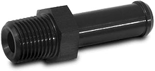 Vibrant Male NPT to Hose Barb Straight Adapter Fitting; NPT Size: 1/8"; Hose Size: 3/16" - 11688