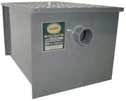 Commercial Carbon Steel Grease Trap Interceptor 50lb - PDI Approved - NSF