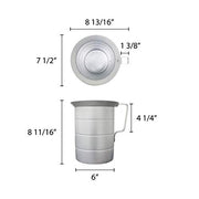 Thunder Group 1 / 4 Quart / Silver Cups
