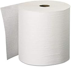 Kimberly-Clark 11090 Scott Essential Plus+ Hard Roll Towel, White, 8" Width, 600' Length, Pack of 3600