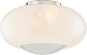 Mitzi H899501-PN Lottie - 2 Light Flush Mount 8.25 inches Tall and 14 inches Wide - Polished Nickel