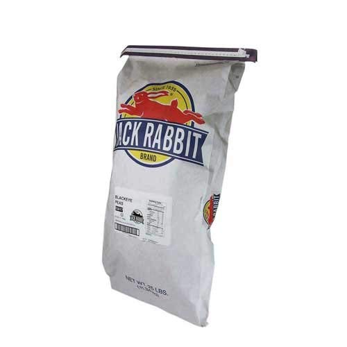 Jack Rabbit Blackeye Peas - 25 lb. package by Trinidad Benham – 11.5 x 4 x 24 inches