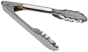 7" Stainless Utility Tongs w/Lock
