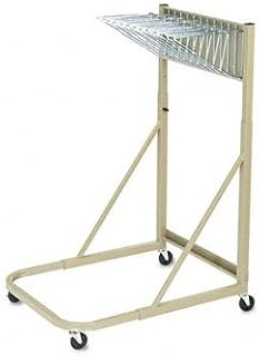 Safco Steel Sheet File Mobile Stand, 27w x37-1/2d x 61-5/8h, Sand (Case of 2)