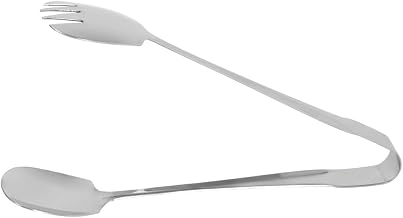 ® Stainless Steel Salad Server Tongs - 8" L by HUBERT – Stainless Steel, Model TNG3