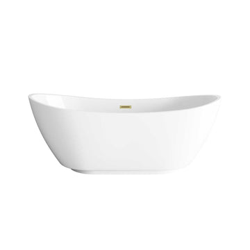 Ines Soaking Bathtub by Lighting Design – White