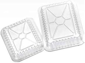 MarketPro OPS Plastic Oblong Dome Lid For 1.5 lb. Container, 8" Length x 6" Width | 500/Case