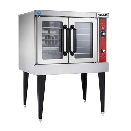 VULCAN Single Deck | LP Gas / Silver / 7.4 cubic_feet Commercial Ovens