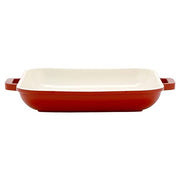 GET 0.31 Quart / Square / Red / White Dutch Ovens