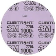 Cubitron™ II Stikit™ Film Disc 775L, 1000+ 3MIL, 5 in x NH, Die 500X, Linered, 50/Carton, 250 ea/Case (Case of 250) SKU 7100383411