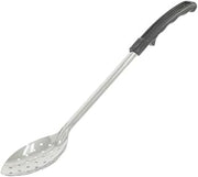 CAC Stainless Basting Spoon SBSP-11BH Perforated Black Handle 1.2 mm 11 inch