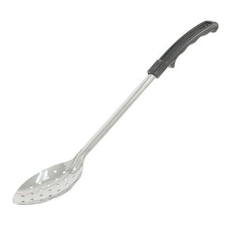 CAC Stainless Basting Spoon SBSP-13BH Perforated Black Handle 1.2 mm 13 inch by CAC China – Stainless Steel, Pack of 99