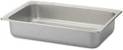Royal Industries Dripless Water Pan, Stainless Steel, 4 1/4" Deep, Commercial Grade