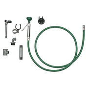 Drench Hose Assembly by Haws – 2"W x 104"H, Rubber/ABS Plastic, Green, Model 8901RFK