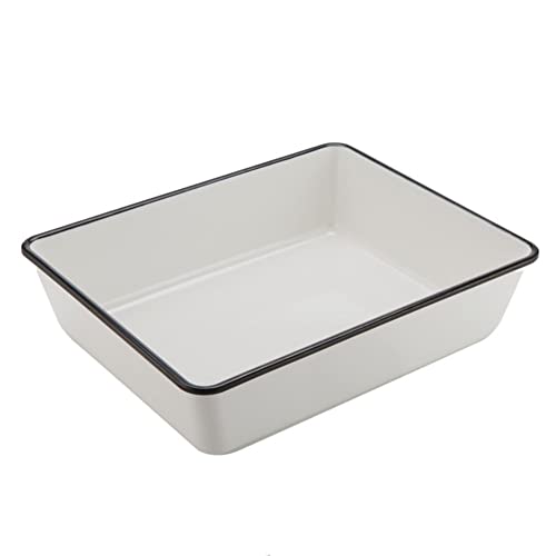 American Metalcraft Black Rimmed/White / 131-Ounces / Classic Serving Bowls
