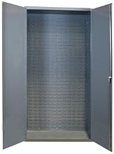Durham 14 Gauge Welded Steel Flush Door Style Empty Cabinet, 3602-BLP-95, 18" Length x 36" Width x 72" Height