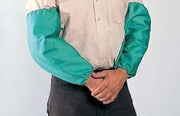 Tillman 18" 12 oz Green Flame Retardant Cotton Sleeves Wipcord