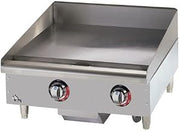 Star-Max 24" Polished Steel Plate Griddle – Stainless Steel, Model 524TGF