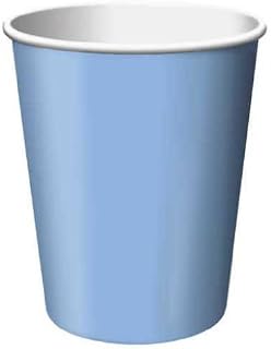Creative Converting Paper Hot/Cold Cups, 9-Ounce., Periwinkle Color, Package of 24, (Pack of 5)