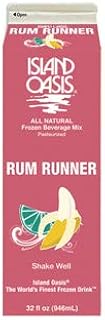 ISLAND OASIS Beverage Mix 32 oz--Pack of 12 (Rum Runner)