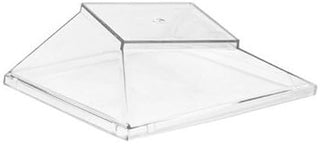 Alcas Clear Lid Only for 4.06 Oz Charme Plastic Cup - 40 Pieces
