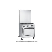 Southbend Platinum Heavy Duty Range Gas 36" modular (6) Step-up Open by South Bend – 36 inches, Stainless Steel, Silver, Model P36N-BBB-SU