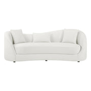 Contemporary Asymmetrical Sofa in Cloud Gray Fabric by Best Quality Furniture – Fabric, Grey, Model S71-S
