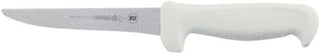 Mundial Extra Wide Stiff Boning Knife w/White Handle - 6-1/4"