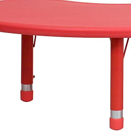 Flash Furniture Red / 35 x 65" / Contemporary Tables