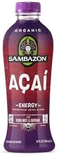 Sambazon Organic Acai Berry Plus Yerba Mate Plus Guarana Energy Superfood Juice Blend, 32 Fluid Ounce -- 6 per case.