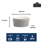10 Strawberry Street Gray / 4 oz / 4.0 fluid_ounces Ramekins