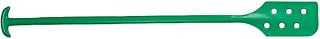 Remco - A Vikan Company 67762 Green Polypropylene Paddle Scraper with Holes, 13" L x 6" W, 52" OAL