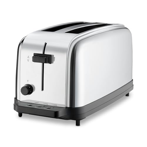 Waring Silver / Double Slot Chrome Toaster / 2 extra long and extra-wide 1-3/8-inch slots Toasters