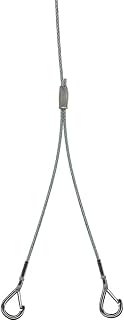 Lithonia Lighting 10 Foot Aircraft Cable with Hooks, Hanging Suspension Kit for IGB Series LED High Bay Lights, Easy Install Mounting Hardware for Indoor Fixtures, Heavy-Duty Steel Wire Cord
