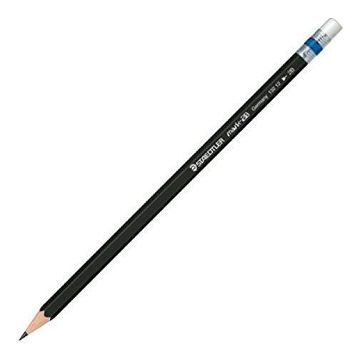 Blacklead Pencils 2B (Box of 12) by STAEDTLER – 1 Count (Pack of 1), Wood, Black, Model 132 12