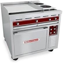 Southbend SE36T-TTT 36" Heavy Duty Electric Range w/ 36" Thermostatic Griddle & (1) TruVection Oven